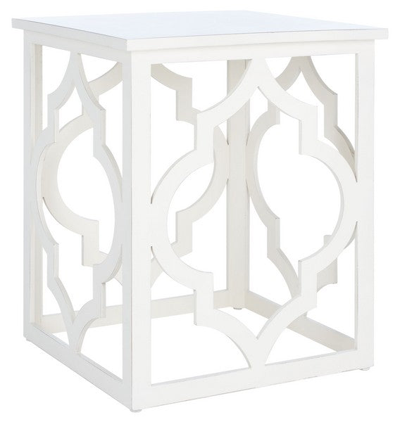 MILO TRELLIS GOLD LEAF END TABLE