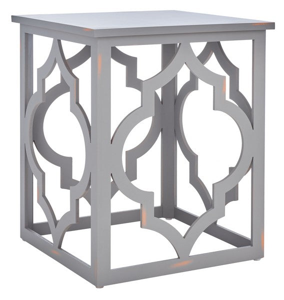 MILO TRELLIS GOLD LEAF END TABLE