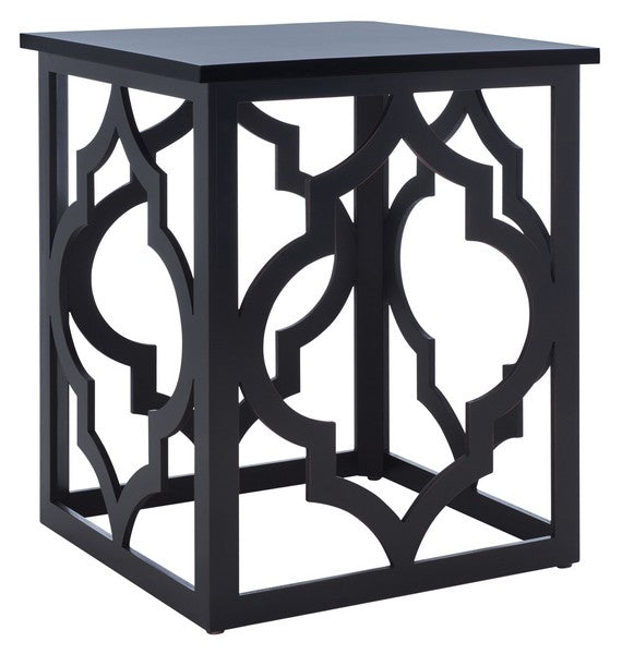 MILO TRELLIS GOLD LEAF END TABLE