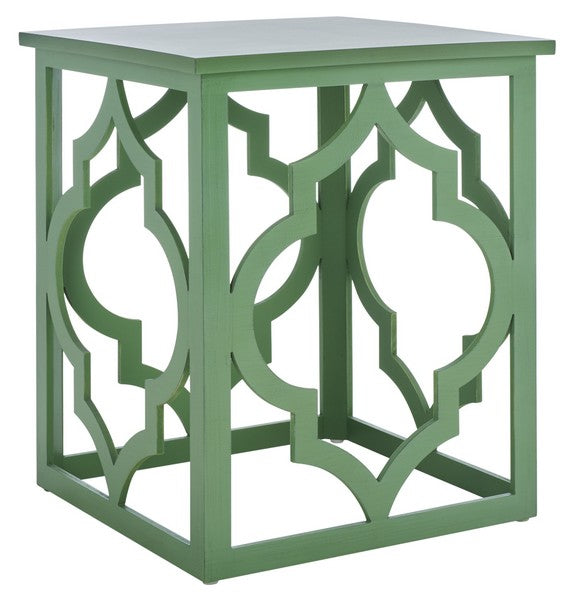 MILO TRELLIS GOLD LEAF END TABLE