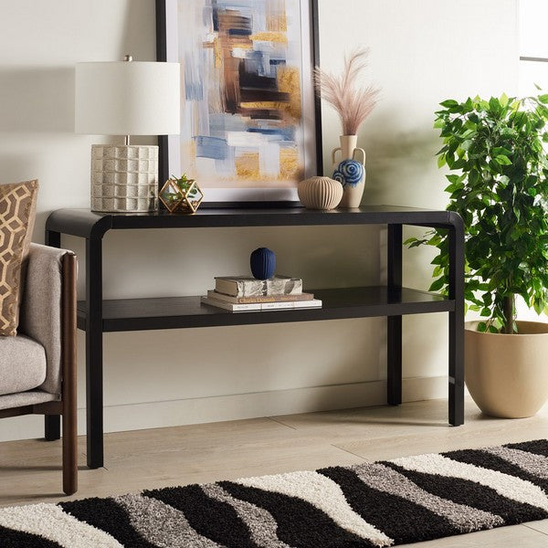 OMARA 2 TIER CONSOLE TABLE