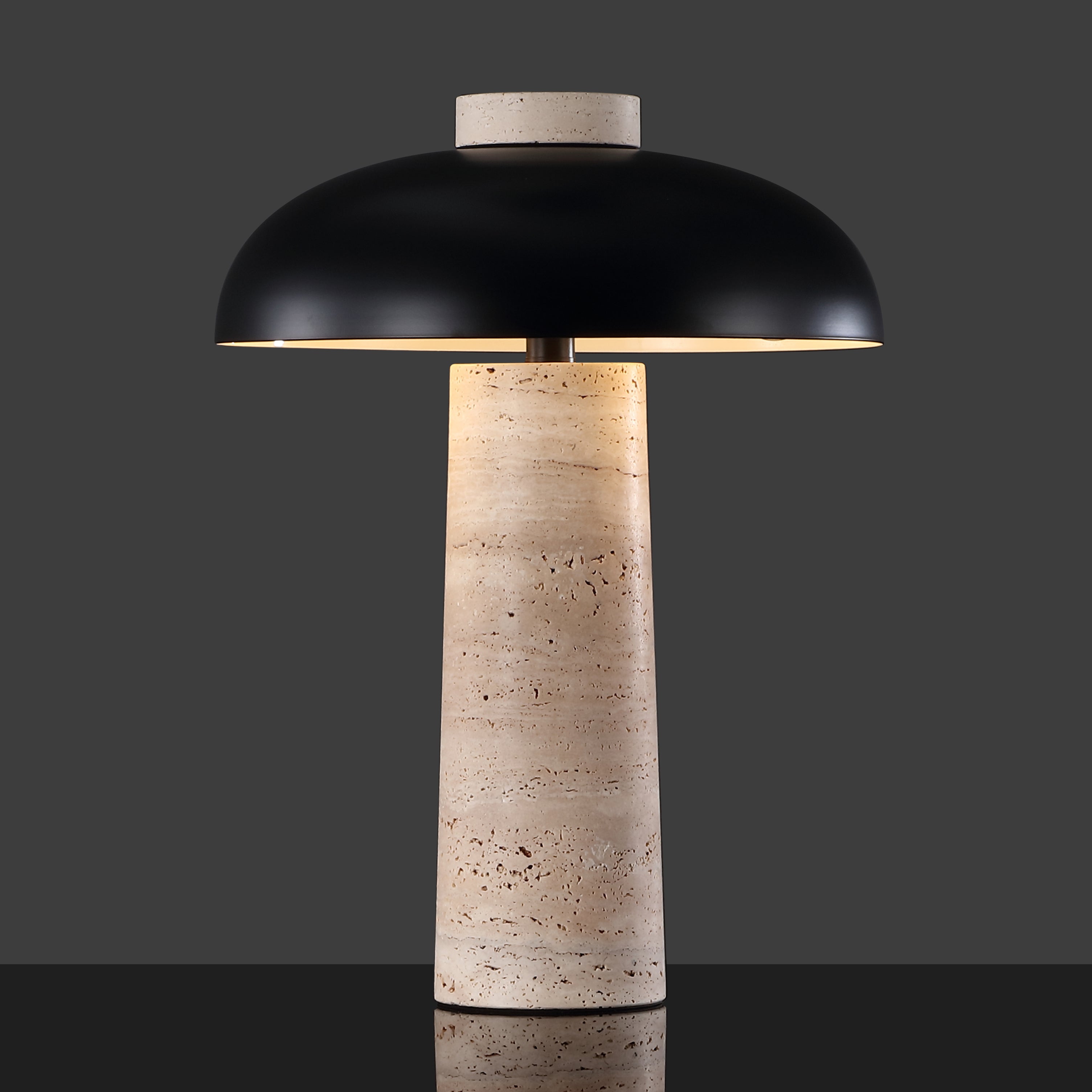 GIACOMO TRAVERTINE TABLE LAMP