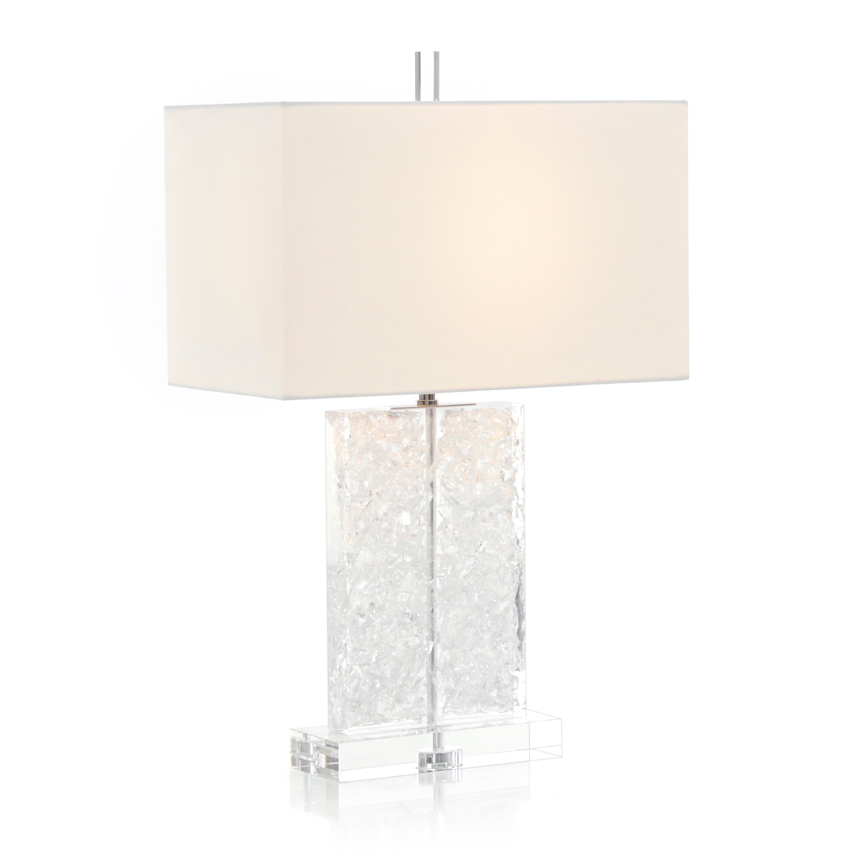 Glass and Acrylic Formed Table Lamp