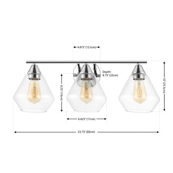 AMANI, 3 LIGHT, WALL SCONCE