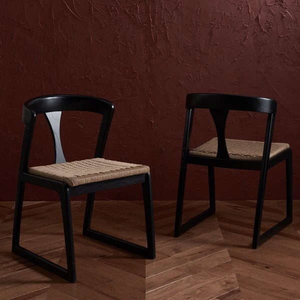 JAMAL WOVEN DINING CHAIR