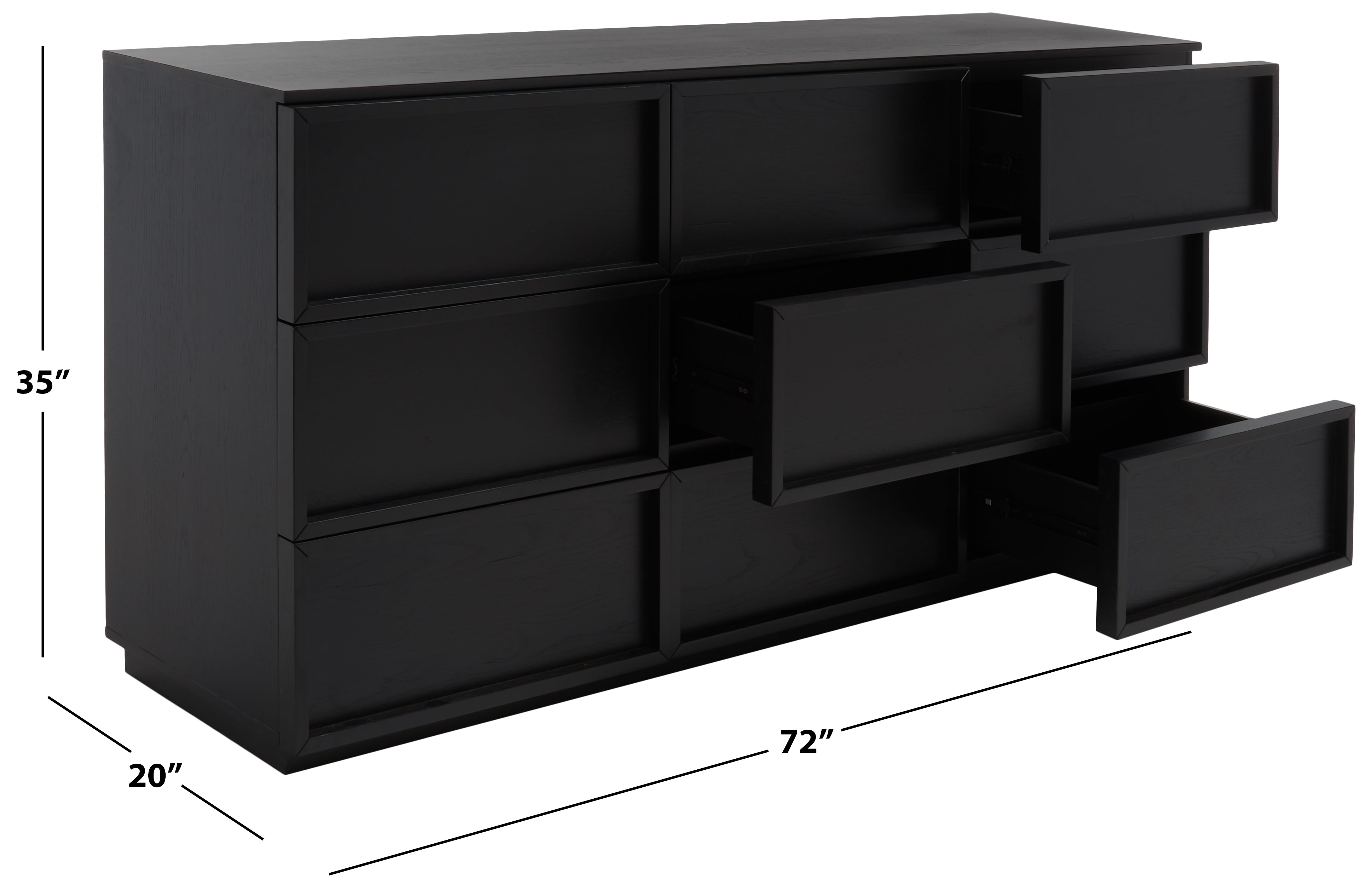 ZEUS 9 DRAWER DRESSER