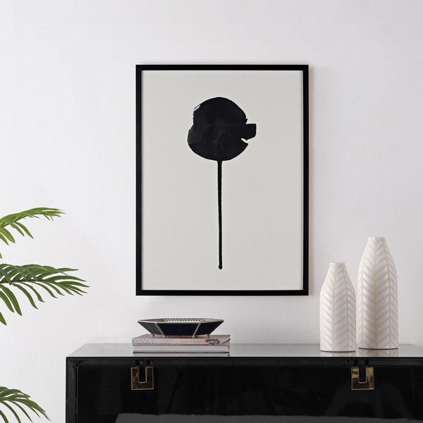 SHADOW OF A DANDELION FRAMED WALL ART