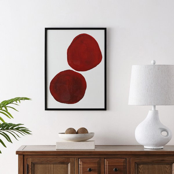 TWIN SUNS FRAMED WALL ART