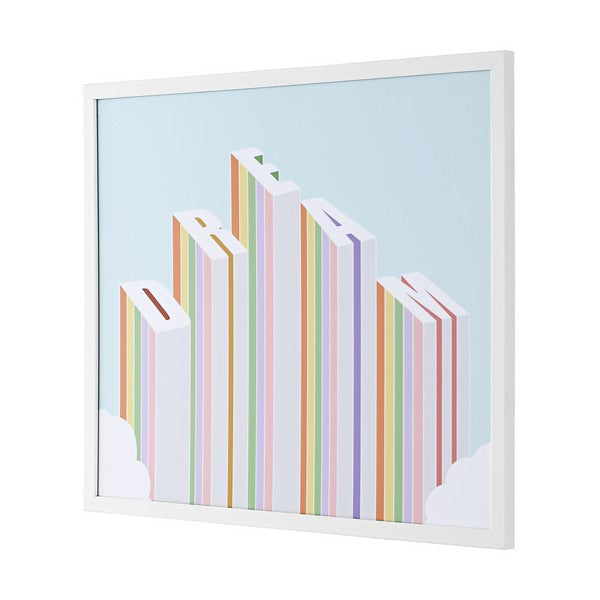 RAINBOW ASPIRATIONS FRAMED WALL ART