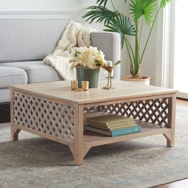 SQUALL SQUARE 1 SHELF COFFEE TABLE