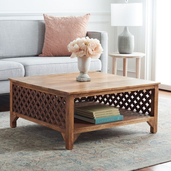 SQUALL SQUARE 1 SHELF COFFEE TABLE