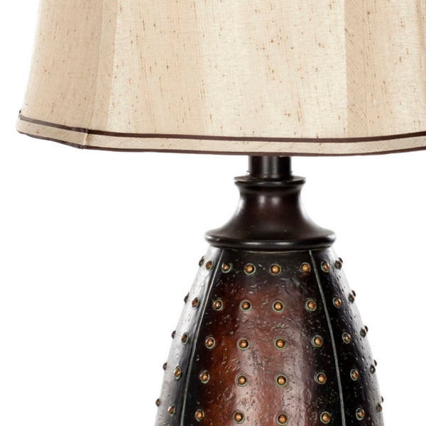 SANTA 28.5 INCH H FE FAUX LEATHER LAMP (SET OF 2)