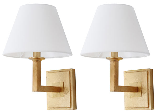 PAULINE 14,5 POLLICI H WALL SCONCE (SET DI 2)