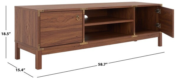 GALIO 2 DOOR 2 SHELF MEDIA STAND