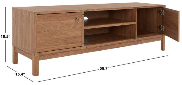 GALIO 2 DOOR 2 SHELF MEDIA STAND