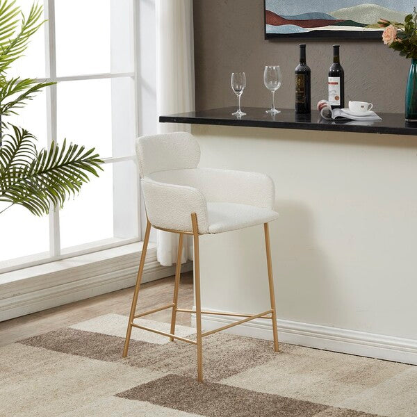 CHARLIZE BOUCLE COUNTER STOOL