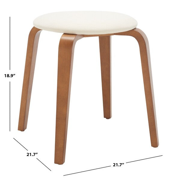 JO UPHOLSTERED STACKABLE STOOL